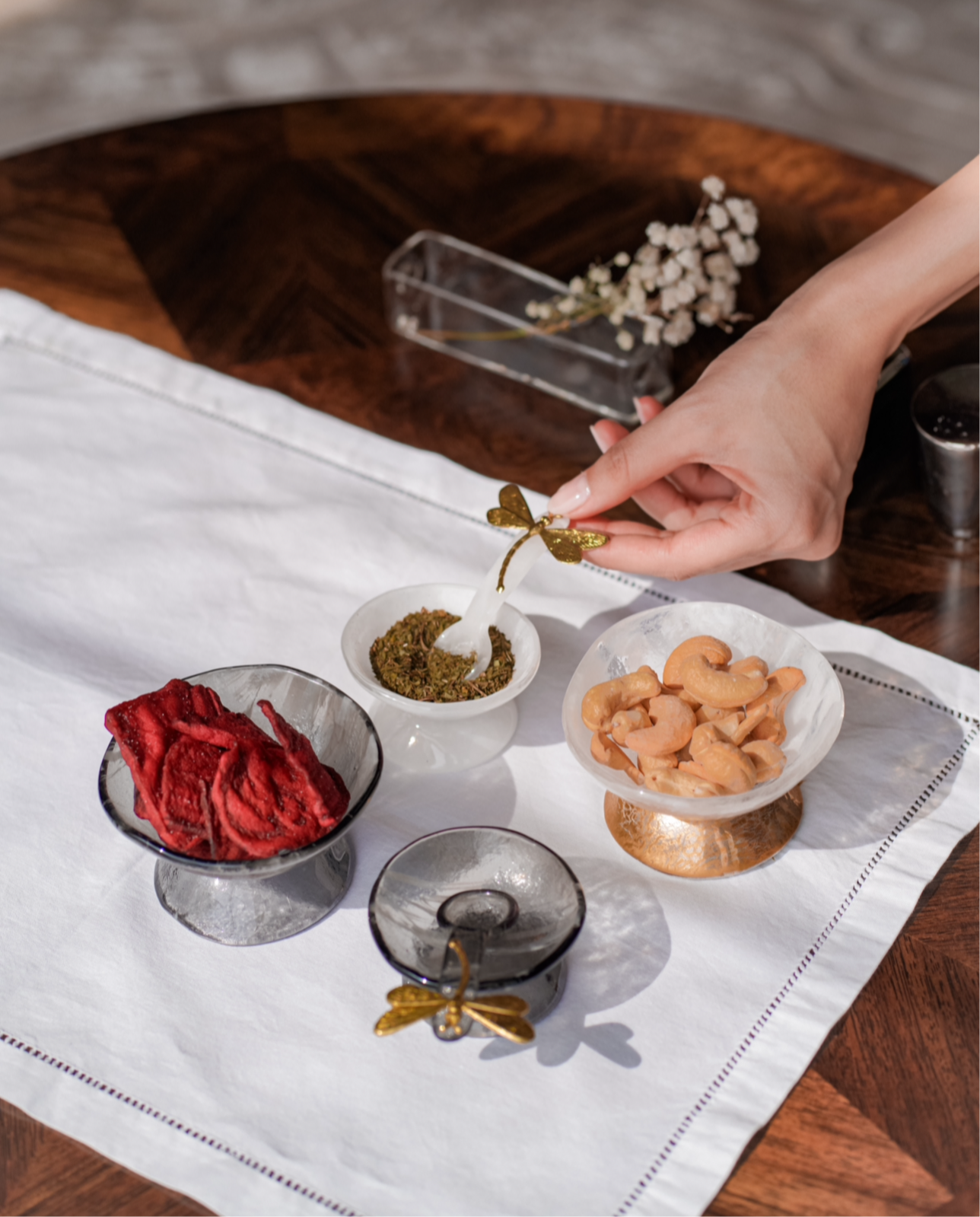 Bianca Dragonfly Bowl & Spoon