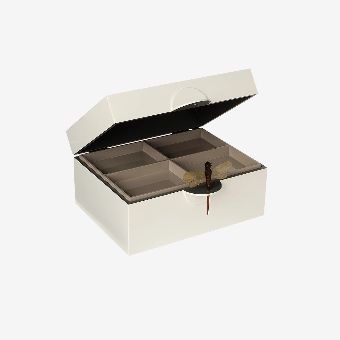 Medium Dragonfly Box White