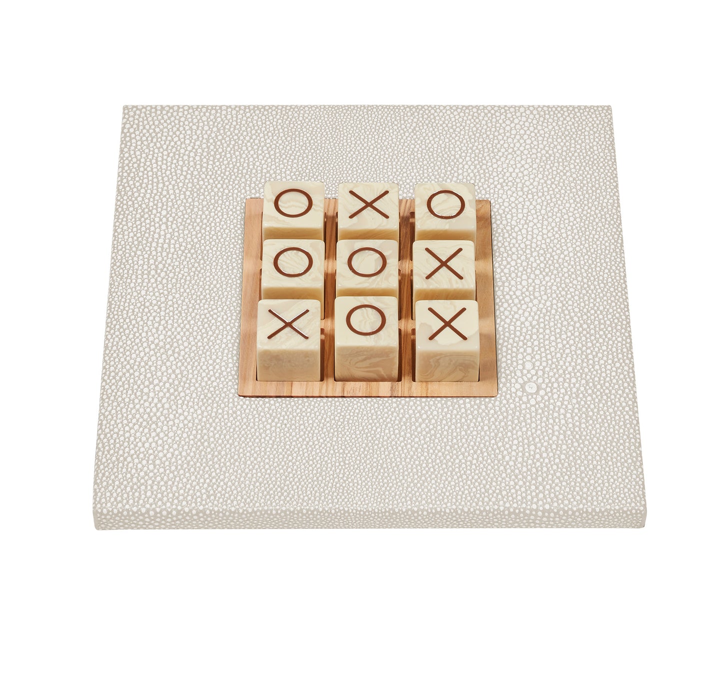 Leather-wrapped Tic Tac Toe
