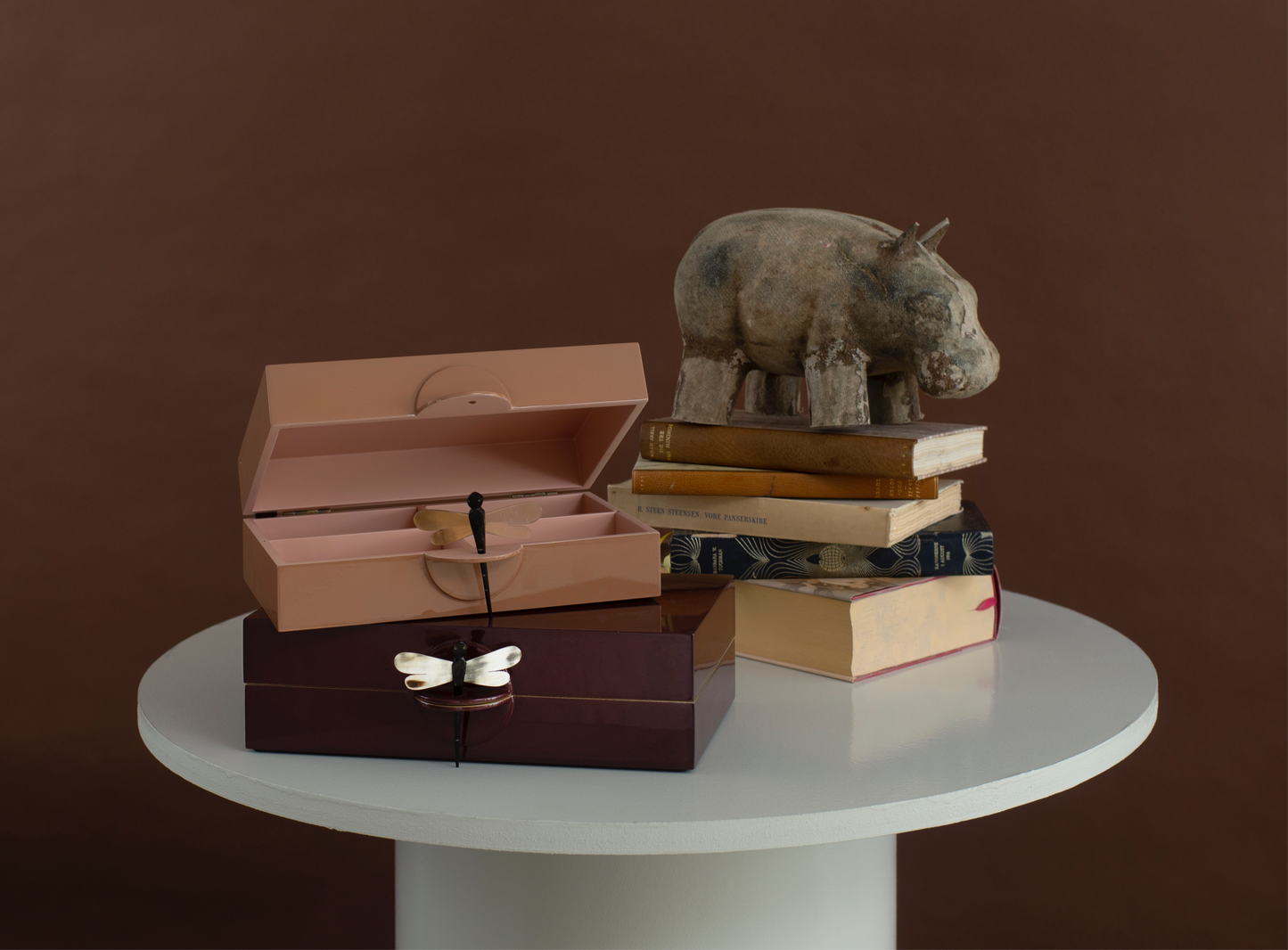 One layer Dragonfly Box Bordeaux