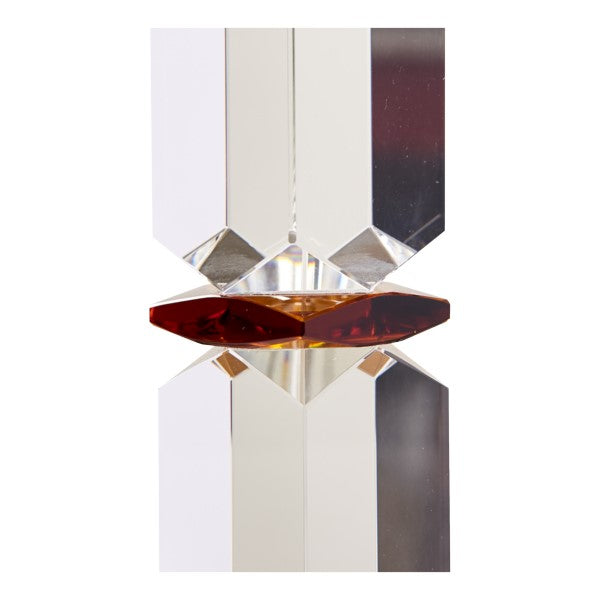 Amber Crystal Candleholder