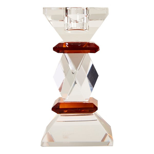 Amber Crystal Candleholder