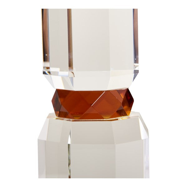Amber Crystal Candleholder