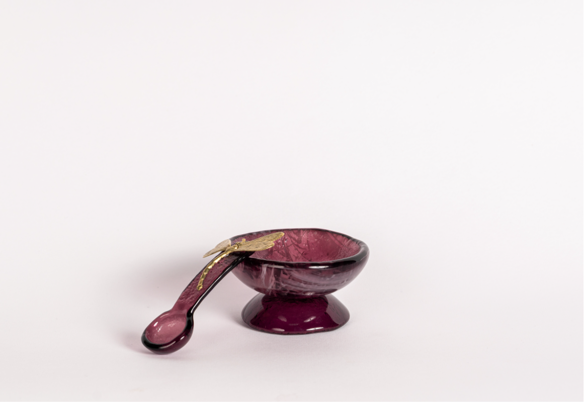 Prugna Dragonfly Bowl & Spoon