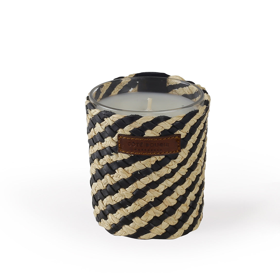 Raphia Cuir Obscur Candle Small